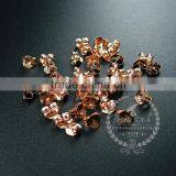 5mm Rose Gold Plated 925 Sterling Silver Round Earring Stud Post Solid Silver Earrings Back DIY Supplies Findings 1703003 thumbnail-2