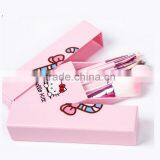 New Arrival! 8pcs Hello Kitty Makeup Brushes Professional Pink Plastic Handle Synthetic Hair Makeup Brush Set With Mirror thumbnail-4