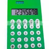 Metal Case Calculator ,flat 8 Digital Solar Powered Electronic Calculator,office Gift