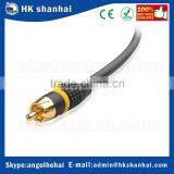 Top Quality OEM Wholesale 6 Feet Male to Male Gold Plated Audio Video Stereo RCA AV Shielded Subwoofer Cable thumbnail-6