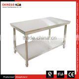 Worktable With Under Shelf Stainless Steel Kitchen Worktable Rotating Worktable thumbnail-2