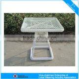 Лесничий винтовой стол и стулья для обедения из синтетического тростника для садовой мебели thumbnail-2