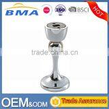 Zinc Alloy Magnetic Chrome Brush Door With Catch Screw Mount Doorstops thumbnail-1