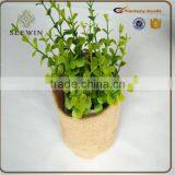 Convinient Waterproof High Quality Raw Jute Material Orchid Flower Pots thumbnail-3