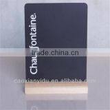 Free Standing Wooden Chalkboard With Wooden Stand For Advertisement Chalkboard Showing thumbnail-1