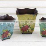 Vintage Metal Pots Cheap Outdoor Christmas Decorations thumbnail-1