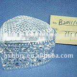 Heart Shaped Silver Wire Bussiness Gift Box thumbnail-1