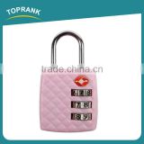 Toprank High Quality 3 Digits Plastic Security Combination Lock Portable TSA Luggage Lock
