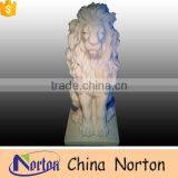Marble home decorative the lion and the statue for library NTBM-L020Y
