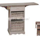 Wooden Ironing Table With Storage Drawers thumbnail-1