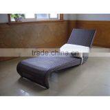 S Shape Rattan Lounger With Cushion thumbnail-4