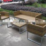 High Quality Outdoor Furniture Rattan Club Bar Set thumbnail-3