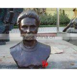 Bronze Madame Curie Bust Sculptures thumbnail-1