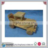 7" Wooden Model Car Retro Antique Truck Model Decoration BEST KIDS GIFT thumbnail-3