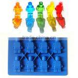 FDA 8 Cavities Silicone Robot Ice Cube Tray thumbnail-1