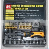 Set of 46PCS Screwdriver Driver Bit & Socket Set Repair Tool Kit with Magnetic Universal Holder