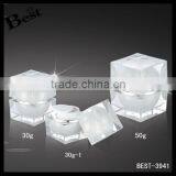 Luxury 30ml 50ml Cosmetic Cream Jar Empty Unique Eye Shape Green Gold Black Color Cosmetic Conatiner Screw Cap thumbnail-6