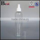 240ml China Cosmetic Water Toner Pet Spray Bottle Clear Round Shoulder Plastic Bottle Pet Factory Price Wholesale thumbnail-2