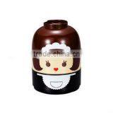 Japanese Kokeshi Bento Lunch Box Samurai Geisha Kids Lunch thumbnail-4