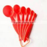 Food Grade Colorful Portable Heat-resisting Plastic Measuring Spoons thumbnail-1