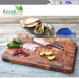 Ironwood Gourmet Large End Grain Prep Station, Acacia Wood, 20-inch by 14-inch thumbnail-1