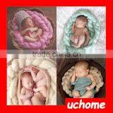 UCHOME Baby Newborn Blanket Photo Prop Newborn Photography Props Accessories Handmade Crochet Baby Blanket thumbnail-6