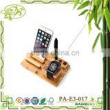 Aonong Bamboo Watch Stand & Cell Phone Charging Station Bamboo Holder thumbnail-1