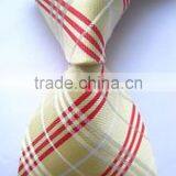 White silk necktie designed for men's wear for business, leisure, party