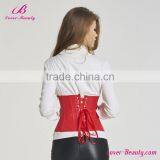 12 Plastic Boned Women Red Corset With 2 Rows Burn Fat Corset thumbnail-3