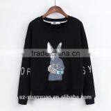 Newest Design Pullover O-neck Hoody With Animal Printing for Women thumbnail-2