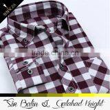Professional Wholesale Comfortable and Breathable 100% Cotton Custom Plaid Flannel Mens Shirt With Stock thumbnail-3
