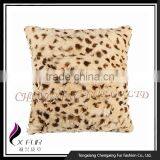 CX-D-100A Excellent Decorative Sofa Rabbit Fur Cushion thumbnail-1