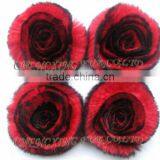 CX-A-36 Coat Decoration Genuine Rex Rabbit Fur Flower Brooch Pin thumbnail-1