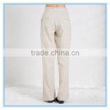 New Fashion Office Lady Wide Leg Pants Linen Casual Elephant Long Palazzo Pants thumbnail-4