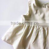 Latest Baby Frock Design Pictures Little Girls Princess Dress Clothes Baby Plain White Birthday Dresses thumbnail-2