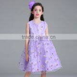 Children Elegant Party Dress Fancy Girls Flower Dress Kids Clothingl619 thumbnail-1