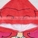 Hotsale Velour Printing Cotton Poncho Towel for Kids,custom Terry Cloth Poncho Hooded Beach Towel for Promotion thumbnail-5