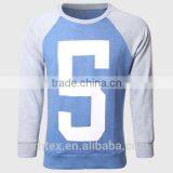 Spring Men Cotton Blend Letter Printed Raglan Sleeve Sweatshirts thumbnail-1