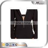 OEM Custom Fashion French Terry Hooded Jumpsuit Wholesale thumbnail-3