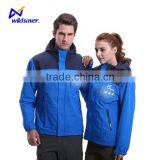 LED Blinking Security Usb Charging Nylon Windbreaker Jacket Custom thumbnail-1