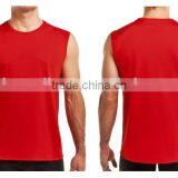 Custom Plain Dri-fit Sleeveless t Shirt for Trainning T13351 thumbnail-2