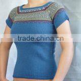 Ladies Sweater,ladies' Embroidered Sweater,ladies' Knitwear thumbnail-1