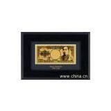 Japan Gold Banknote Wooden Frame thumbnail-1