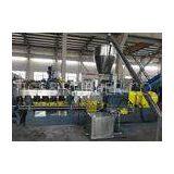 PET Flakes Plastic Recycling Granulator Machine With Twin Screw Extruder