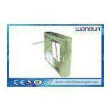 Indoor / Outdoor LED Digital Turnstile Barrier Gate , Double Rotating Direction thumbnail-1