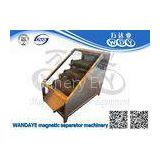 Non Ferrous Metal Belt Conveyor Magnetic Separator / Iron Remover With 3 Layer