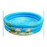 Blue Cheap Inflatable Swimming Pools , PVC Inflatable Water Pool