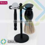 Safety Razors With Stands and Shaving Brush Complete Set.