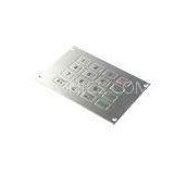 Stainless Numeric Metal Keypad With Serial Port , Vending Machine Keypad With USB Interfaces