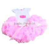 Yawoo Zebra Sleeveless Cotton Top and Satin Tulle Pettiskirts Suit Kids Clothes 2016 thumbnail-6